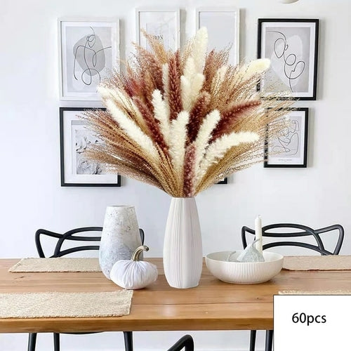 100pcs Fluffy Pampas Dried Flowers - jenshomeandgardendecor