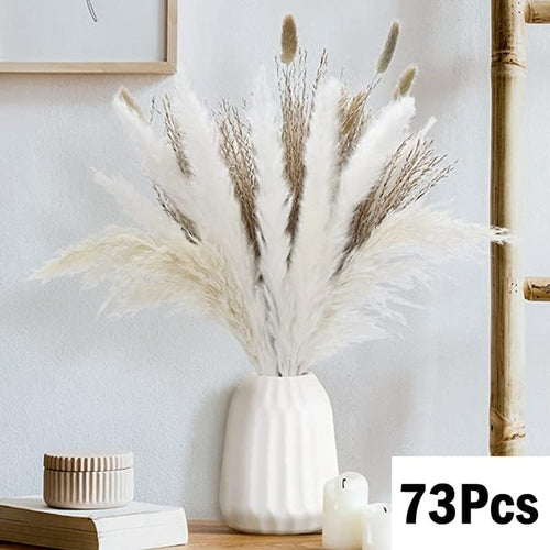 100pcs Fluffy Pampas Dried Flowers - jenshomeandgardendecor