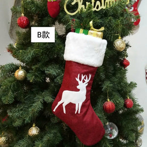 Christmas Socks Gift Bag - jenshomeandgardendecor