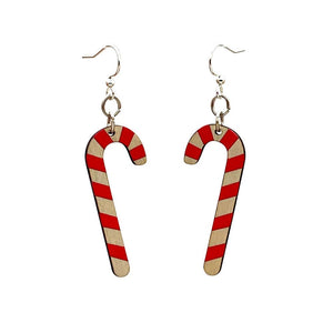 Candy Cane Earrings # 1454 - jenshomeandgardendecor