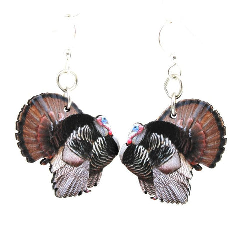 Wild Turkey Earrings #1547 - jenshomeandgardendecor