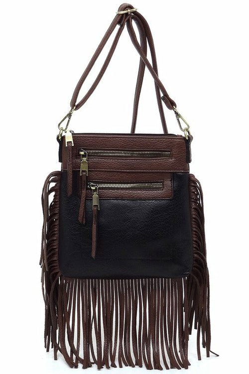 Western Fringe Crossbody Bag - jenshomeandgardendecor