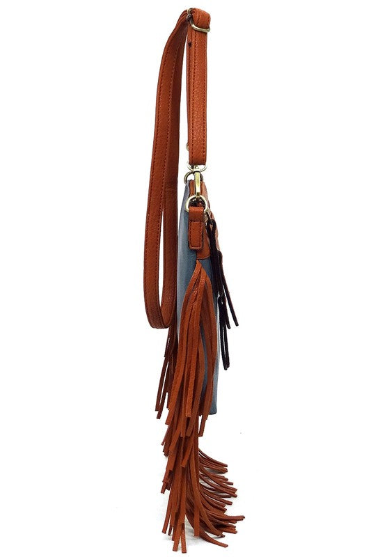 Western Fringe Crossbody Bag - jenshomeandgardendecor