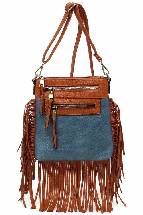 Western Fringe Crossbody Bag - jenshomeandgardendecor