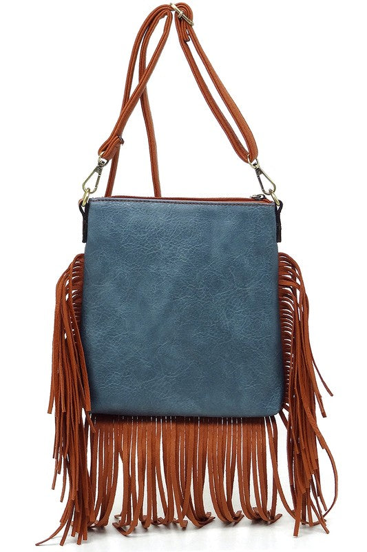 Western Fringe Crossbody Bag - jenshomeandgardendecor