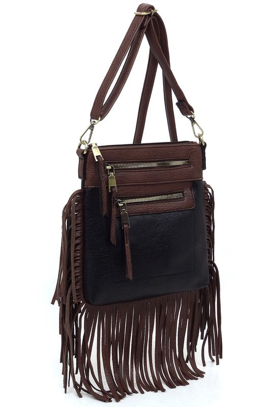 Western Fringe Crossbody Bag - jenshomeandgardendecor