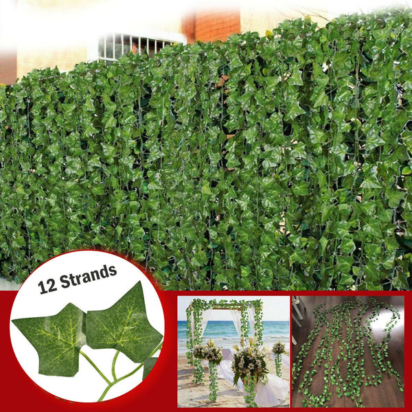 Artificial Ivy Leaf Plants Fake Hanging Garland Plants Vine Home - jenshomeandgardendecor