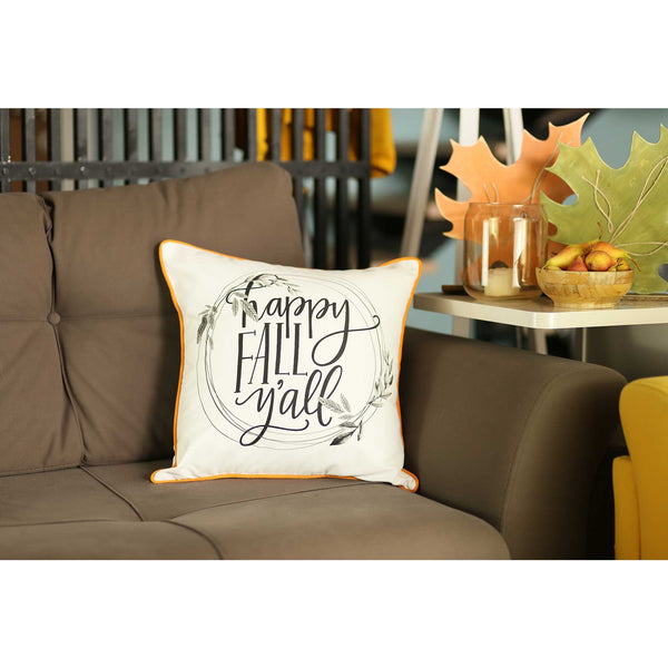 Thanksgiving Quote Printed Decorative Throw Pillow - jenshomeandgardendecor