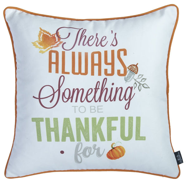 Set of 2 18inches Fall Thanksgiving Gingham Throw Pillow Cover - jenshomeandgardendecor