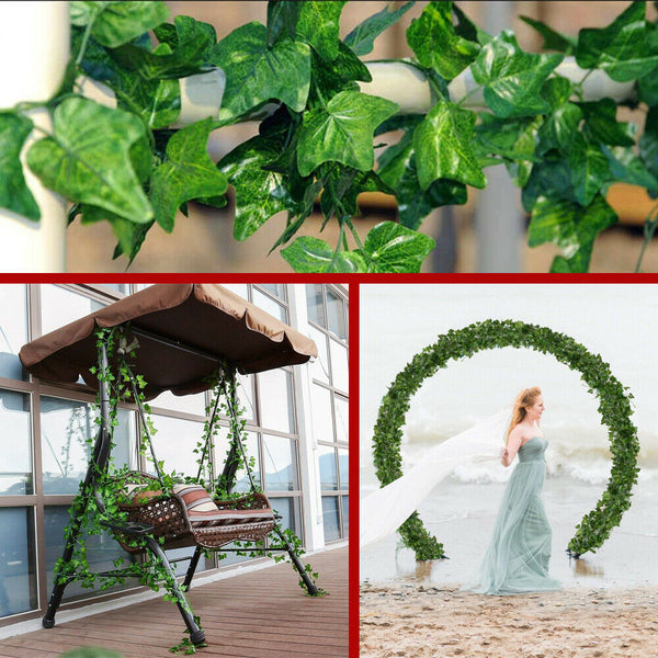 Artificial Ivy Leaf Plants Fake Hanging Garland Plants Vine Home - jenshomeandgardendecor