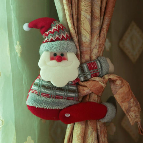 Christmas Curtain Holder - jenshomeandgardendecor