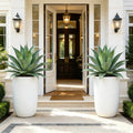 2 Pack 25in Artificial Agave Plants UV Resistant Large Faux Succulent for Indoor Outdoor Home Garden Decor