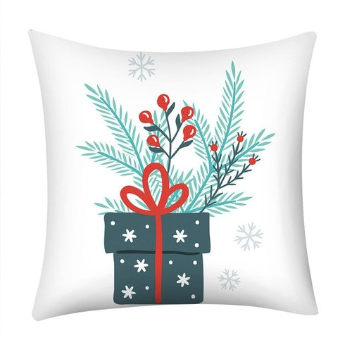 Christmas Print Pillow Case - jenshomeandgardendecor