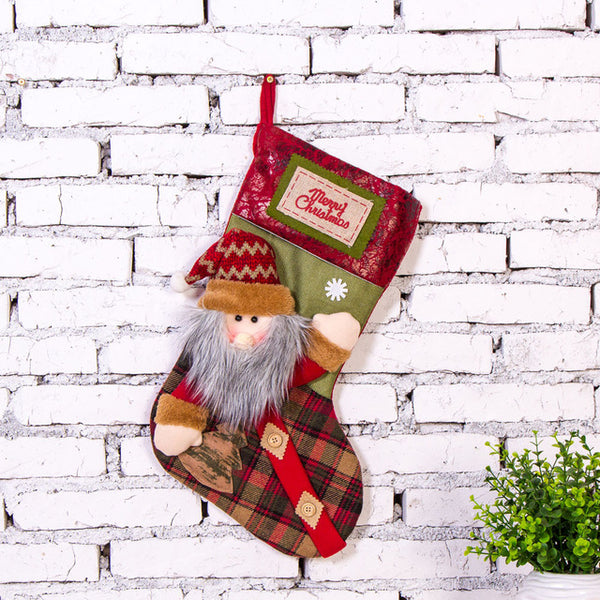 Christmas Plush Stockings - jenshomeandgardendecor