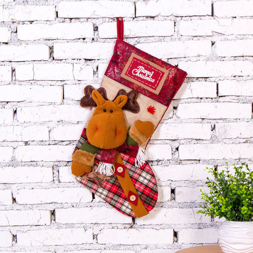 Christmas Plush Stockings - jenshomeandgardendecor