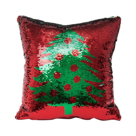 Glitter Christmas Pillow Cover - jenshomeandgardendecor