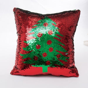 Glitter Christmas Pillow Cover - jenshomeandgardendecor