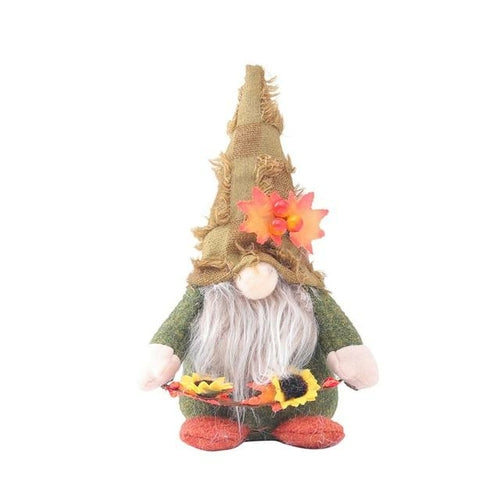 Fall Gnome Autumn Gnome Pumpkin Sunflower Dwarf Thanksgiving Day Gift - jenshomeandgardendecor