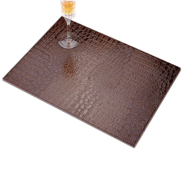 4/6/8/10Pcs Crocodile Kitchen Table Mat - jenshomeandgardendecor