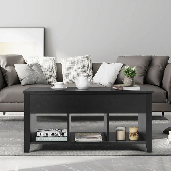 Lift Top Coffee Table w/ Storage Compartment - jenshomeandgardendecor