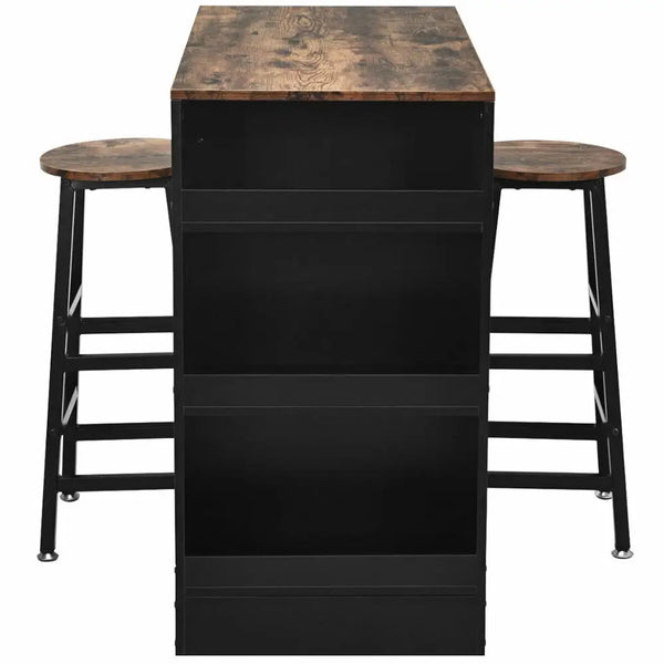 3 Pieces Bar Table Set - jenshomeandgardendecor