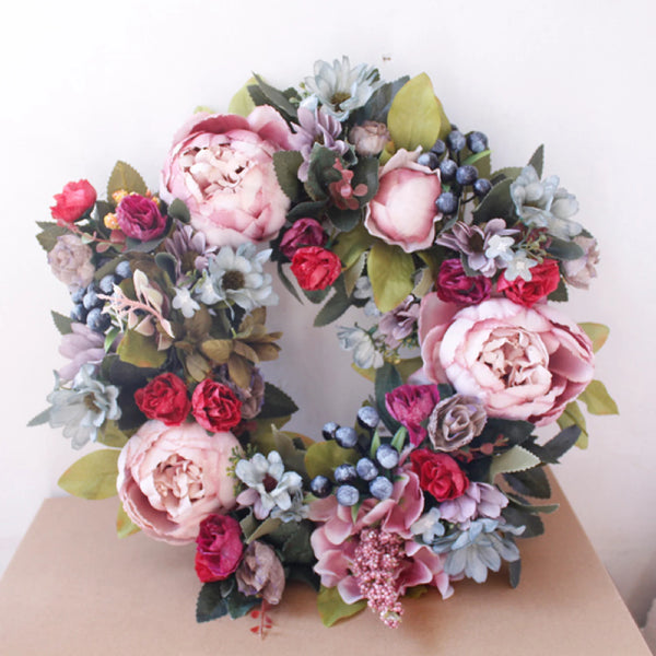 Beautiful Peony Wreath