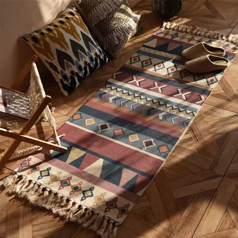 Bohemian Rug Floor Carpet - jenshomeandgardendecor