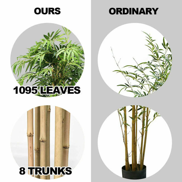 5 Ft Artificial Bamboo Silk Tree - jenshomeandgardendecor