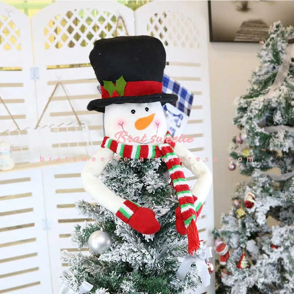 Snowman Hugger Christmas Tree Topper