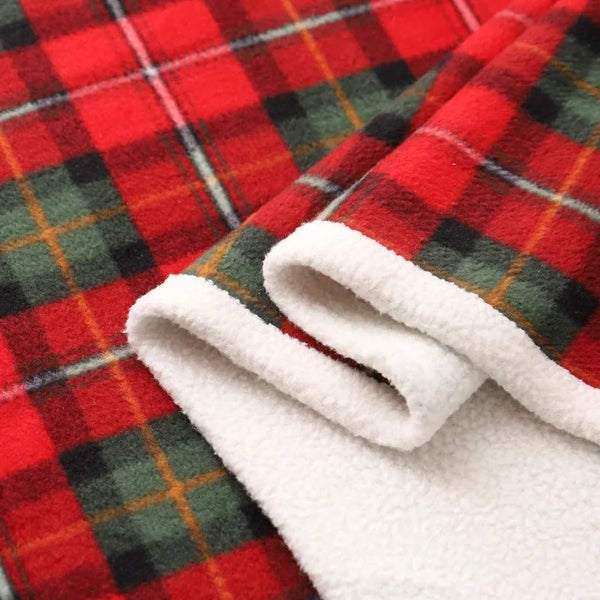 Plaid Coral Fleece Blankets