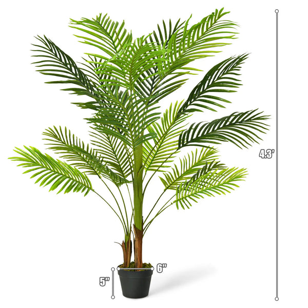 4.3Ft Artificial Phoenix Palm Tree - jenshomeandgardendecor