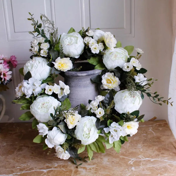 Beautiful Peony Wreath