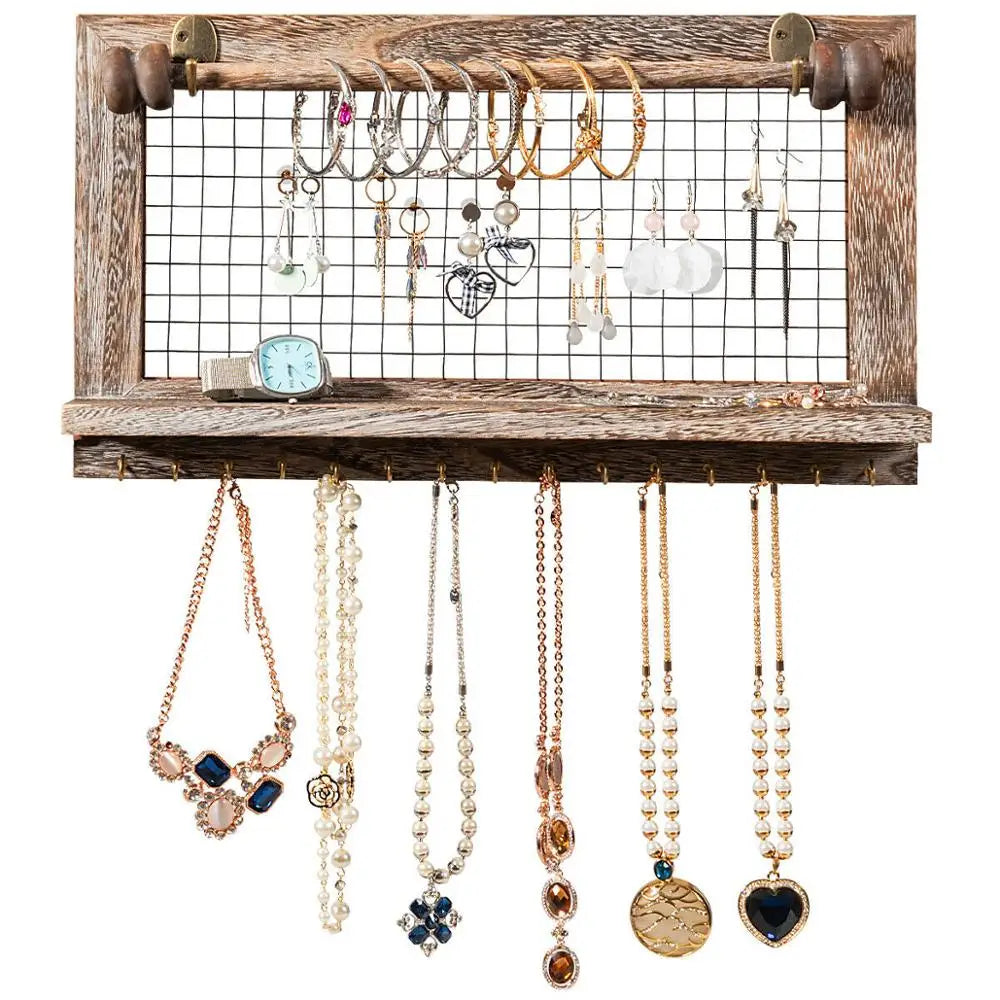 Wall Mounted Jewelry Organizer - jenshomeandgardendecor