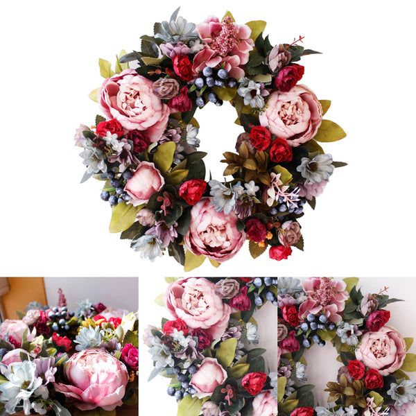 Beautiful Peony Wreath