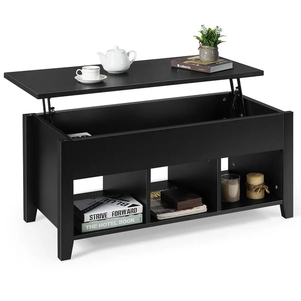 Lift Top Coffee Table w/ Storage Compartment - jenshomeandgardendecor