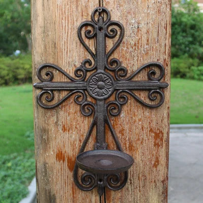 Cast Iron Wall Mounted Sconce