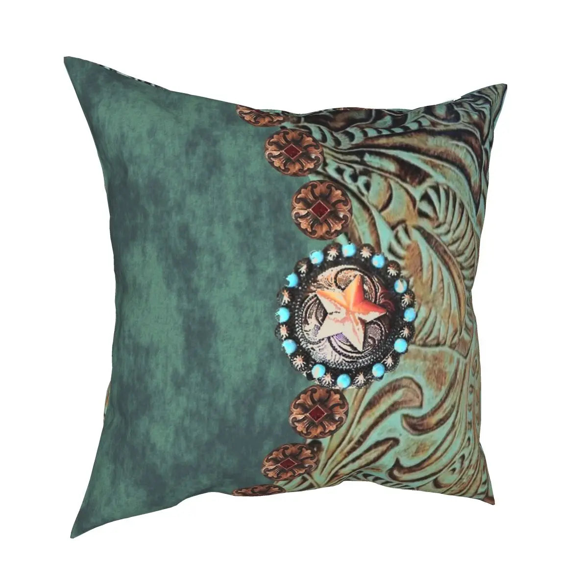 Western Country Square Pillowcase