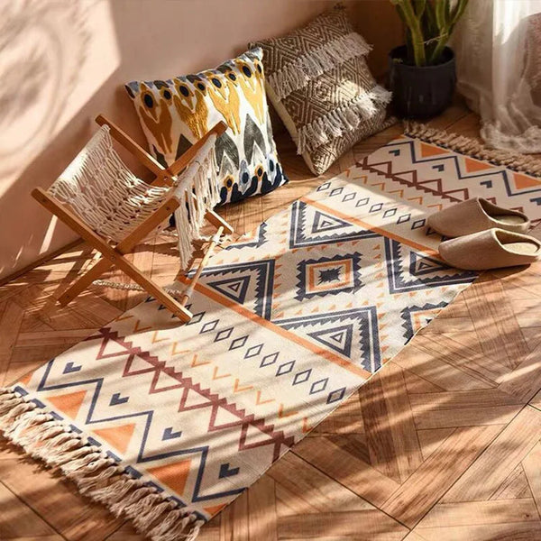 Bohemian Rug Floor Carpet - jenshomeandgardendecor