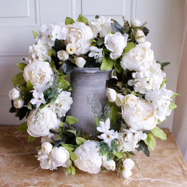 Beautiful Peony Wreath