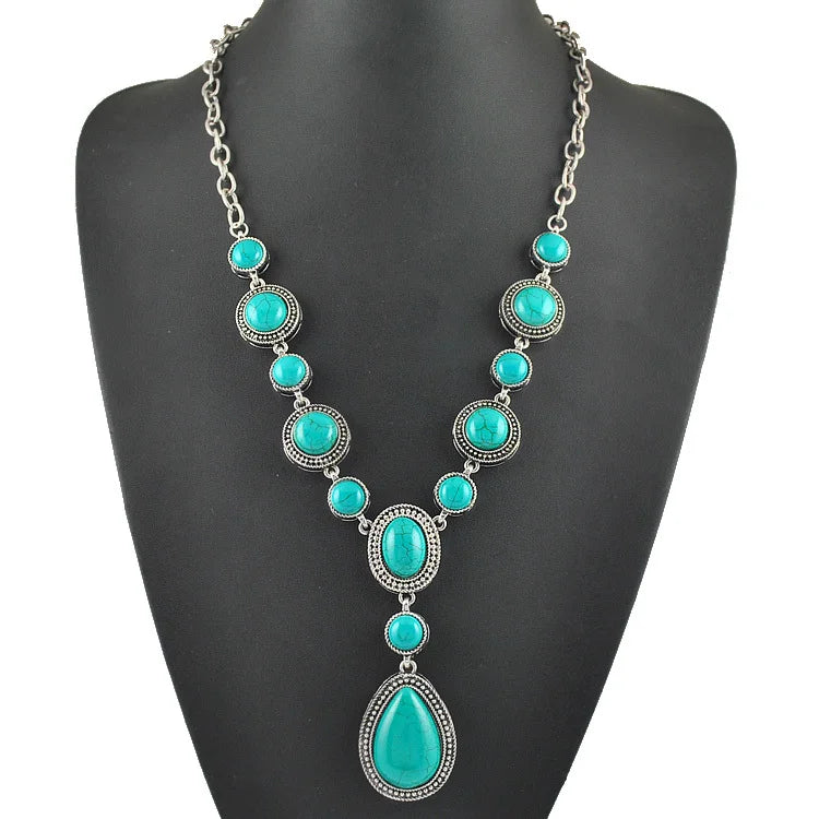 Turquoise Pendant Necklaces - jenshomeandgardendecor