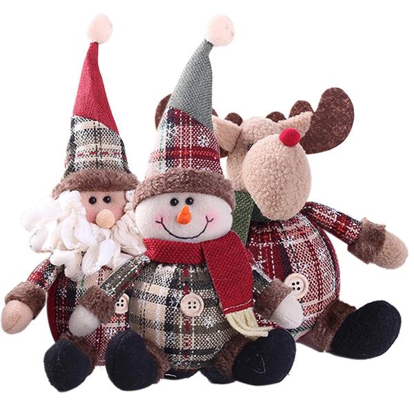 Christmas Santa Dolls - jenshomeandgardendecor