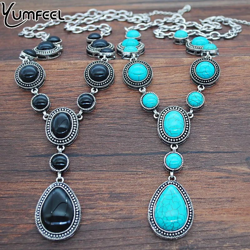 Turquoise Pendant Necklaces - jenshomeandgardendecor