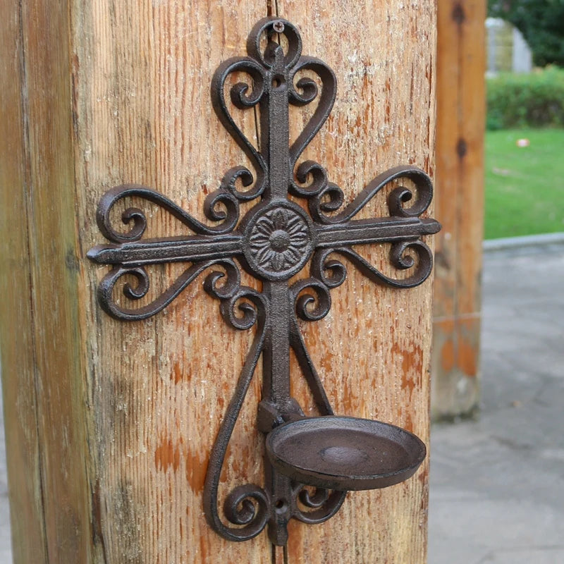 Cast Iron Wall Mounted Sconce