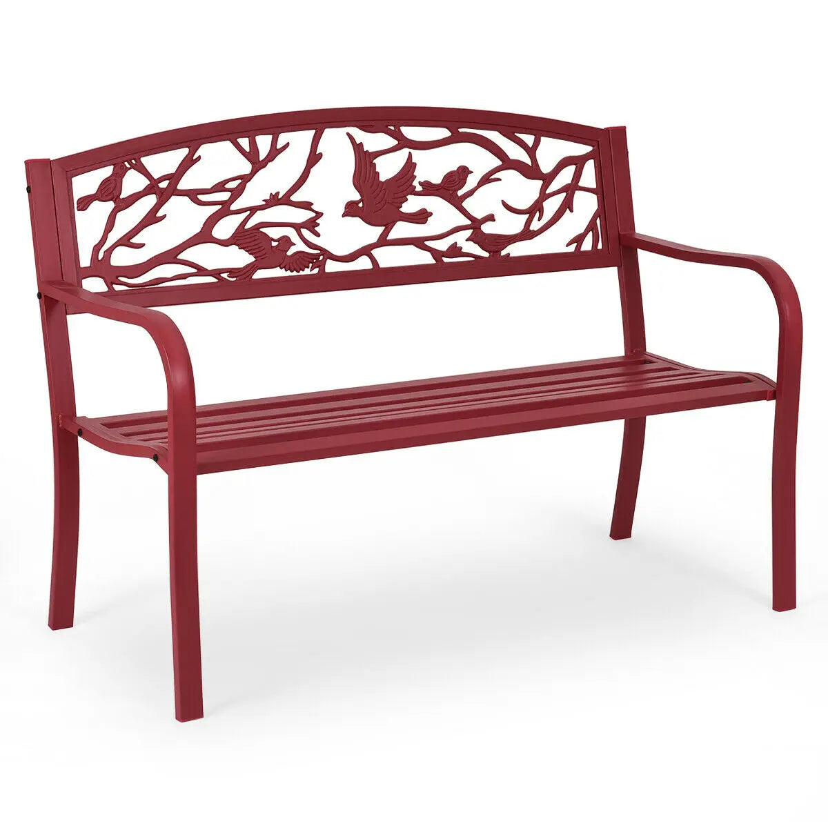 Cast Iron Patio Garden Bench - jenshomeandgardendecor