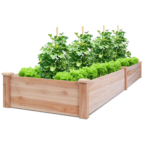 Wooden Vegetable Raised Garden Bed - jenshomeandgardendecor