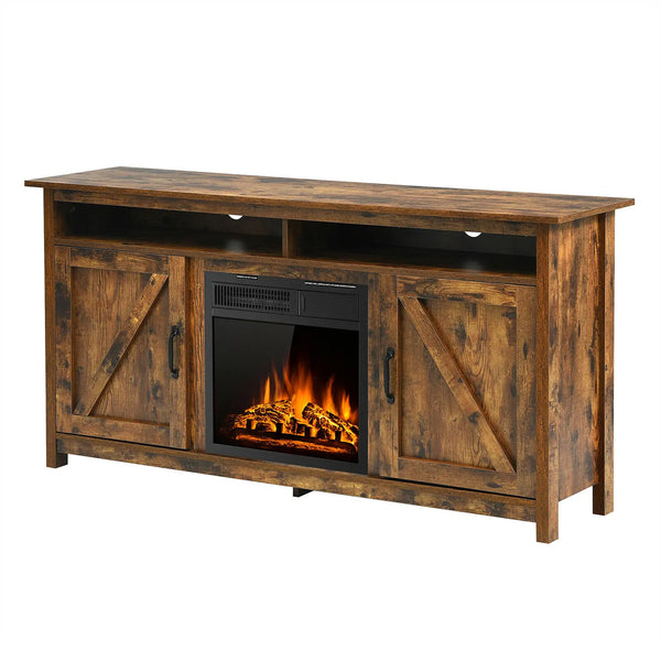 TV Stand W/18” 750W/1500W Electric Fireplace - jenshomeandgardendecor