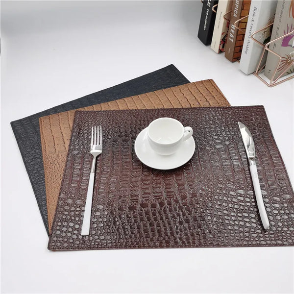 4/6/8/10Pcs Crocodile Kitchen Table Mat - jenshomeandgardendecor