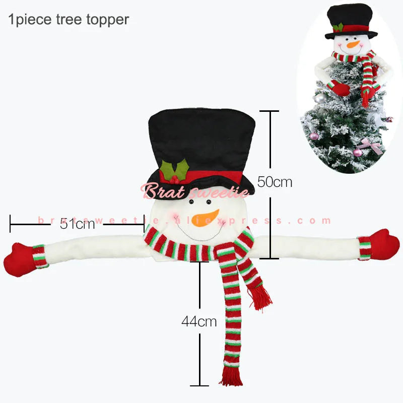 Snowman Hugger Christmas Tree Topper