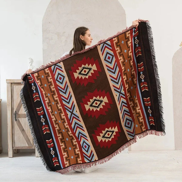 Ethnic Bohemian Mexico Blankets - jenshomeandgardendecor