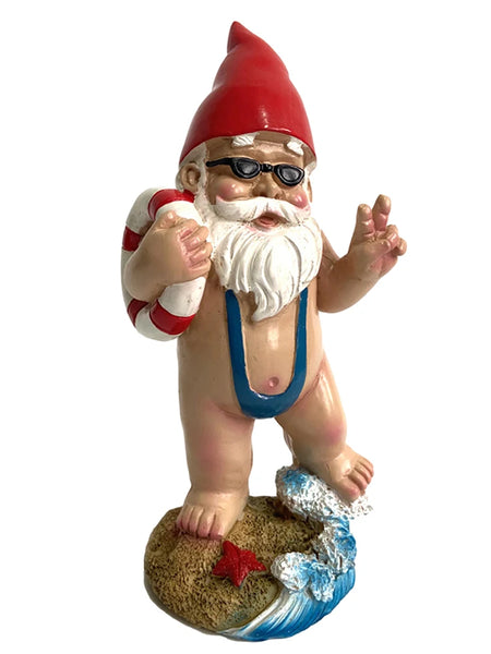 Summer Gnome In Swimsuit - jenshomeandgardendecor